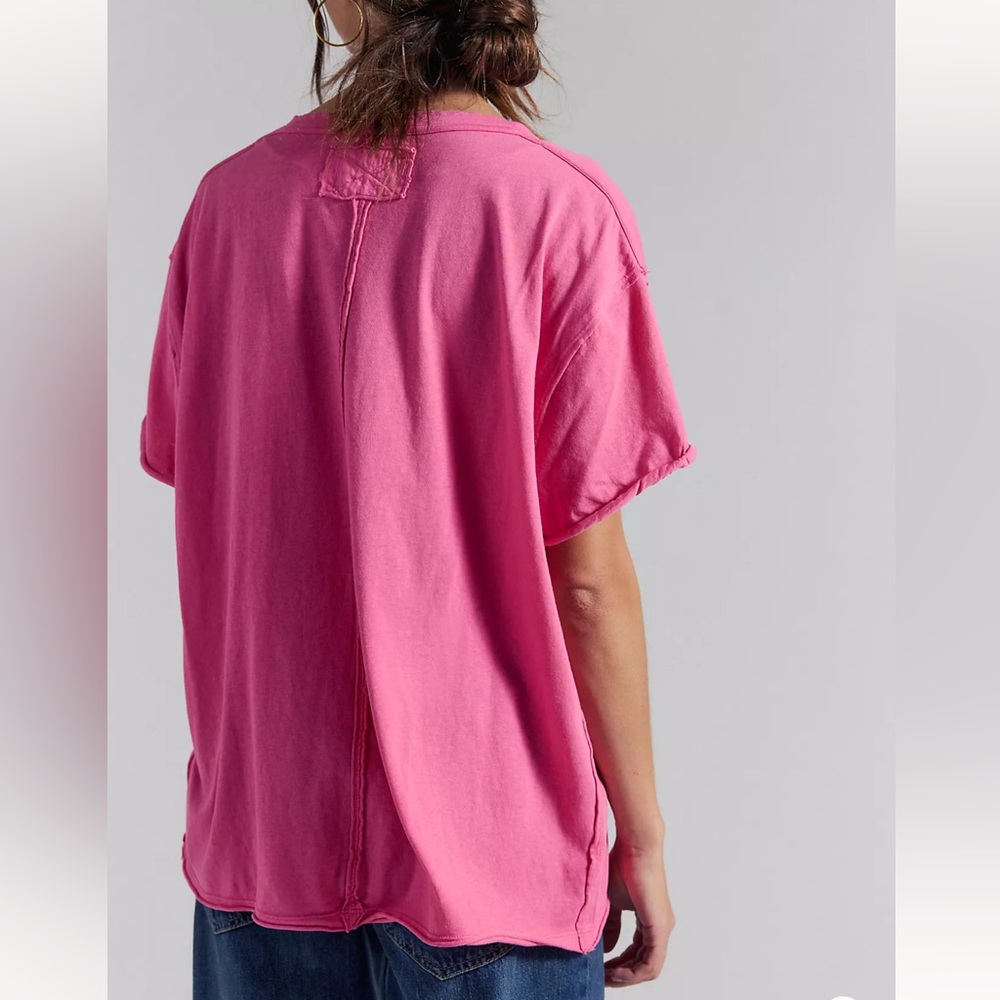 NWOT We the Free Nina V-Neck Tee - Picture 2 of 4